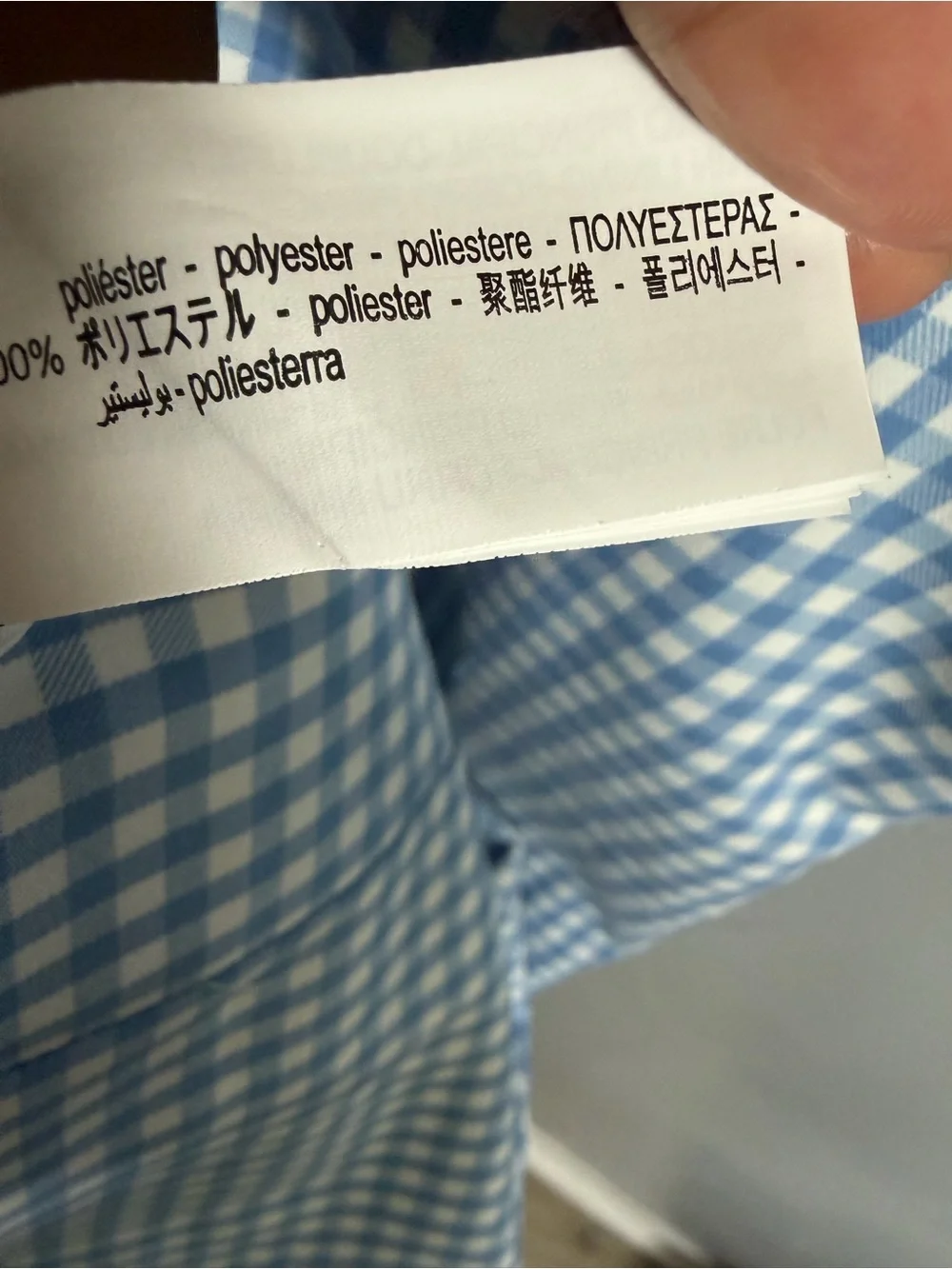 Zara Gingham Chexk Mini Dress Stretch NEW M - Picture 8 of 8